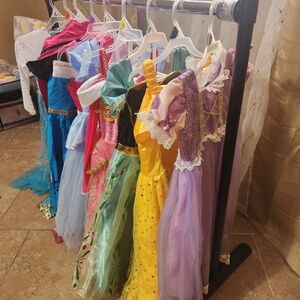 Kids Yellow Princess Dress Costume - Classic Fairy Tale Gown